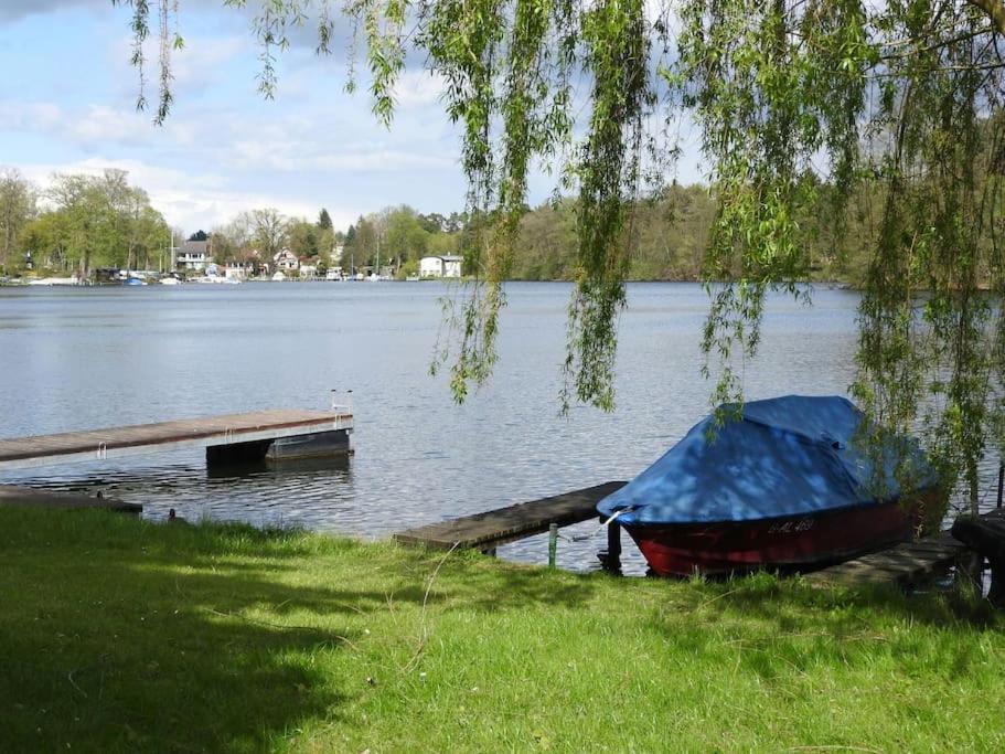 Dachwohnung Mit Wasserblick Und Eigenem Bootssteg Berlín Exteriér fotografie