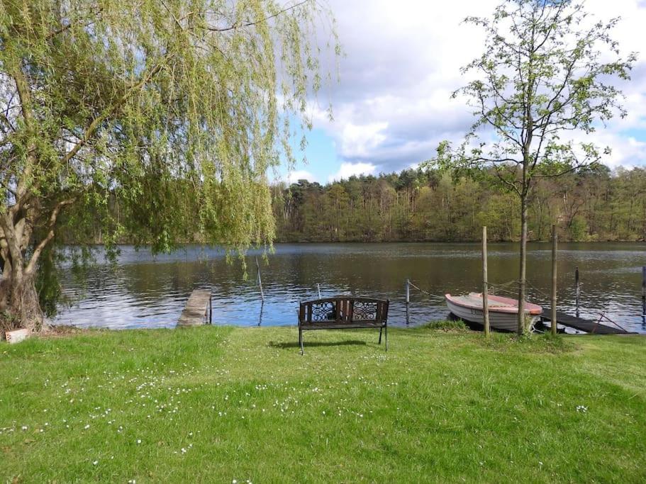 Dachwohnung Mit Wasserblick Und Eigenem Bootssteg Berlín Exteriér fotografie