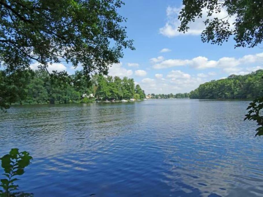 Dachwohnung Mit Wasserblick Und Eigenem Bootssteg Berlín Exteriér fotografie